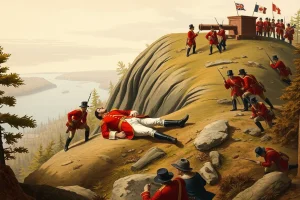 Death of Isaac Brock at Queenston Heights