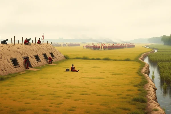 Andrew Jackson’s Defensive Line at New Orleans