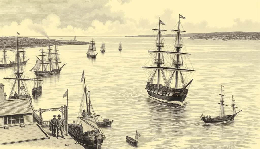 Featured image for How the Royal Navy Blockade Affected American Trade — 1