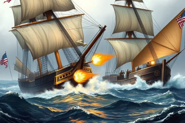 USS Wasp vs HMS Frolic (18 October 1812)