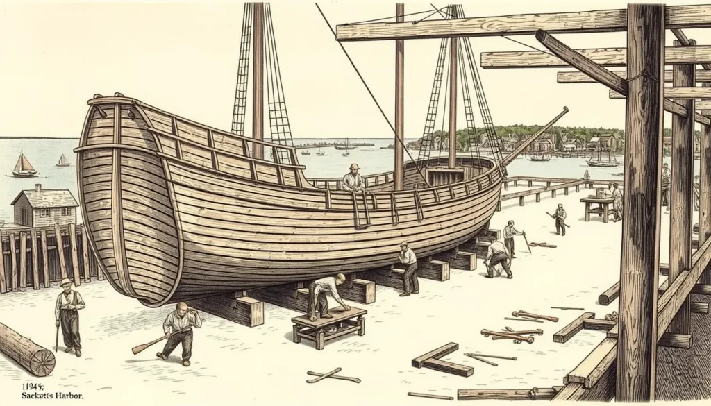 Featured image for Shipbuilding at Sackett’s Harbor — 1