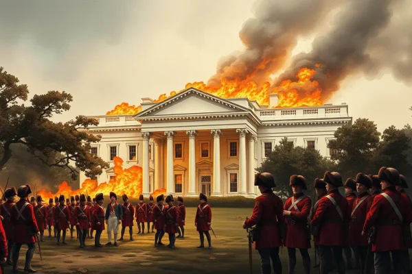 Did British Troops Burn the White House?