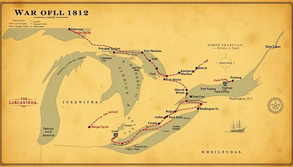 Featured image for Territorial Changes During the War of 1812 — 1