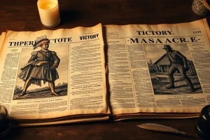 How Did Battle Reports Portray Indigenous Allies on Each Side?