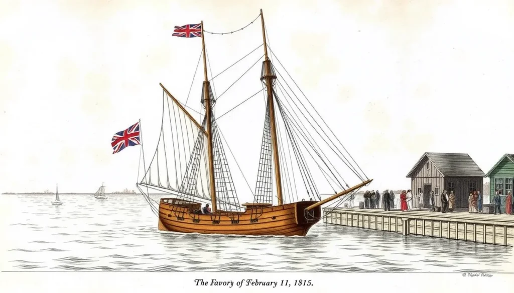 Featured image for The Favorite: The Ship That Delivered the Treaty of Ghent — 1
