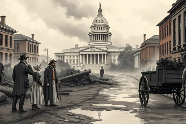 What Was the Immediate Aftermath of the Burning of Washington for the City’s Residents?