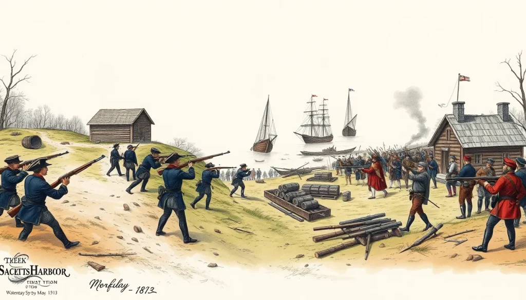 Featured image for The Battle of Sackets Harbor (1813): The Defense of the American Naval Base — 1